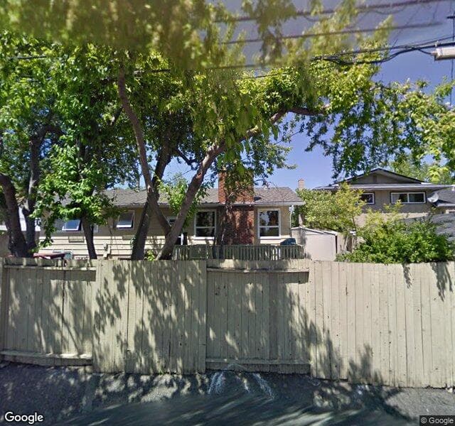 Street view of 1232 Acadia Drive SE, Calgary
