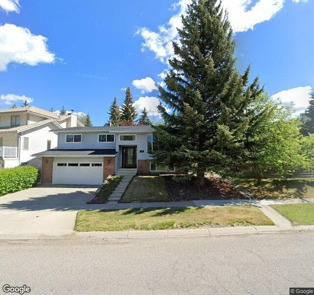 Street view of 152 Hawksbrow Drive NW, Calgary