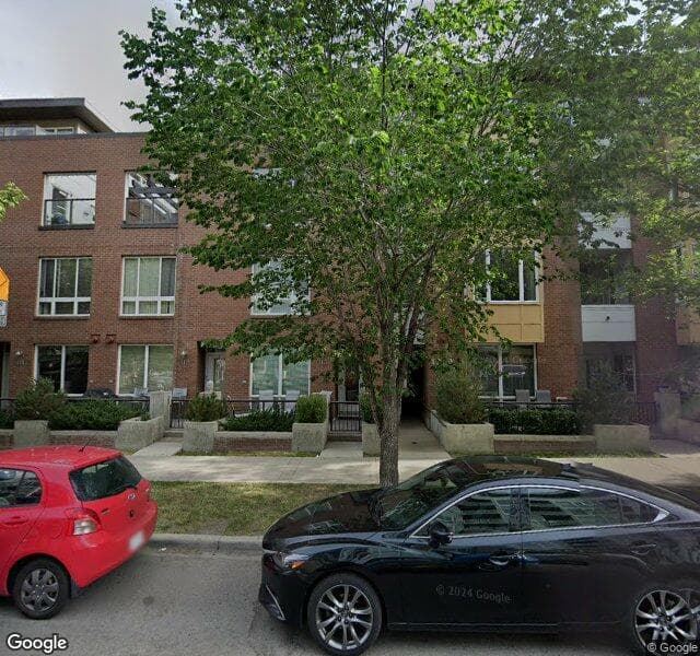 Street view of 402-1010 Centre Avenue NE, Calgary