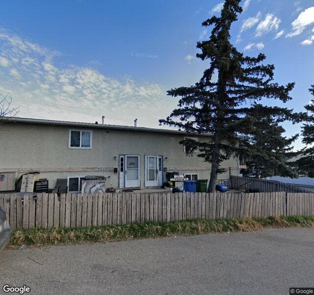 Street view of 11443D 8 Street SW, Calgary