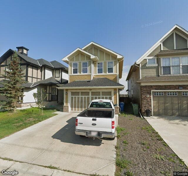 Street view of 327 Mahogany Terrace SE, Calgary