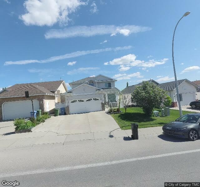 Street view of 10241 Hidden Valley Drive NW, Calgary
