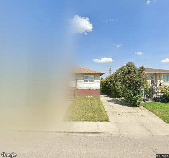 Street view of 1215 Danloe Street NE, Calgary
