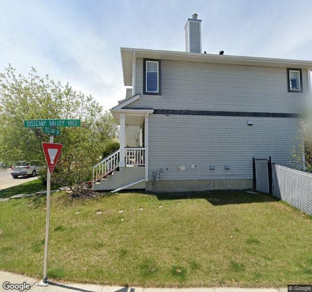 Street view of 262 Tuscany Drive NW, Calgary