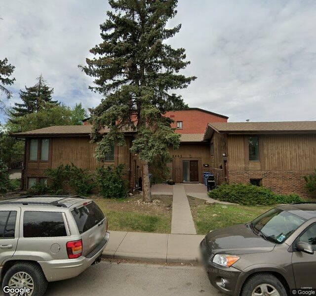 Street view of 1-2402 2 Avenue NW, Calgary
