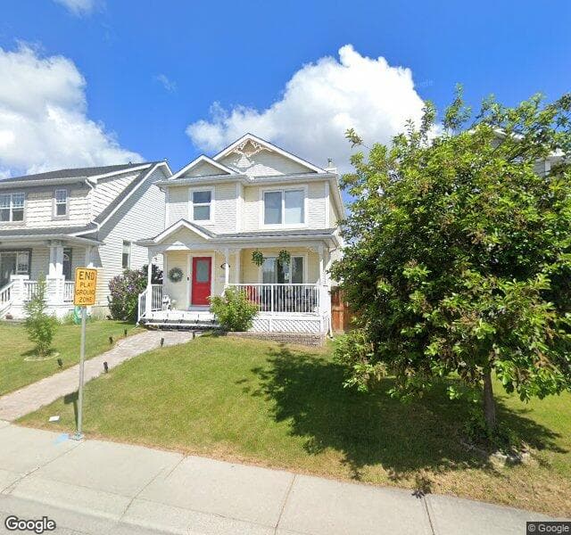 Street view of 130 Tuscany Valley Drive NW, Calgary