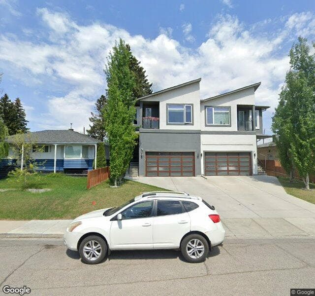 Street view of 124 42 Avenue NW, Calgary