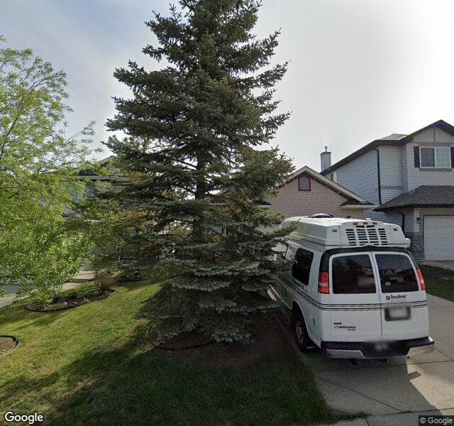 Street view of 333 Panamount Drive NW, Calgary