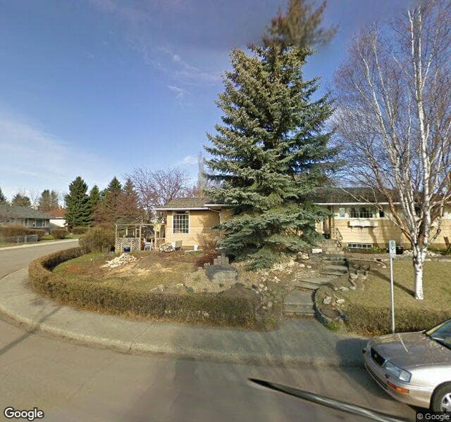 Street view of 1203 Kingston Street NW, Calgary