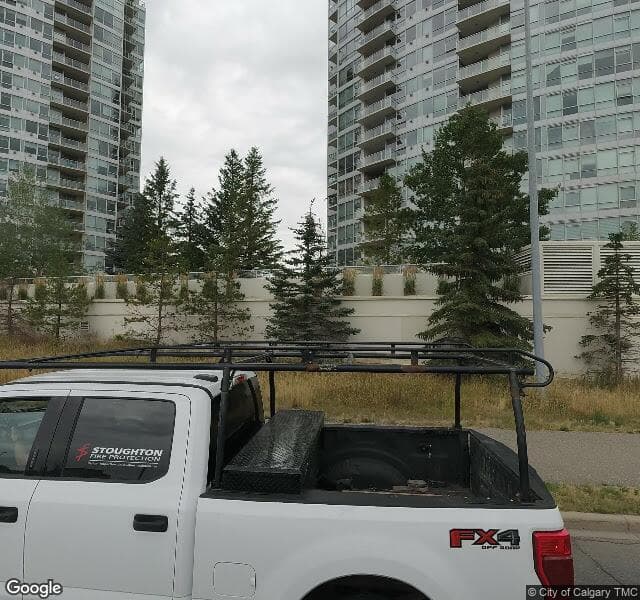 Street view of 1001-77 Spruce Place SW, Calgary