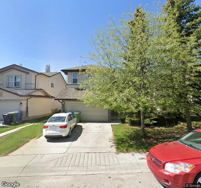 Street view of 221 Panamount Hill NW, Calgary