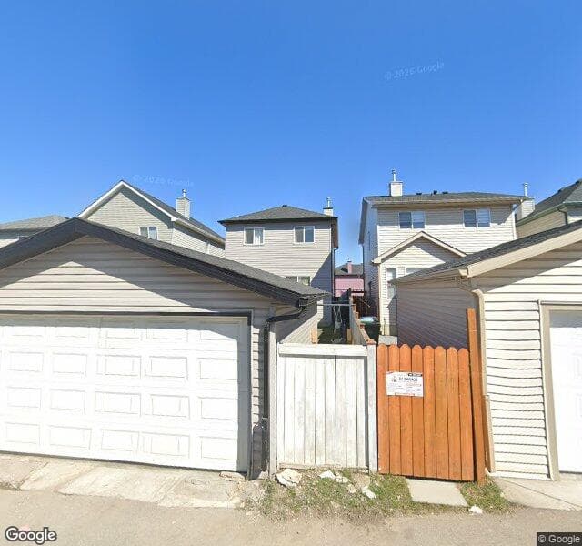 Street view of 296 Saddlecrest Boulevard NE, Calgary