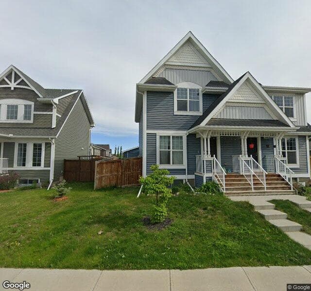 Street view of 28 Auburn Meadows Link SE, Calgary
