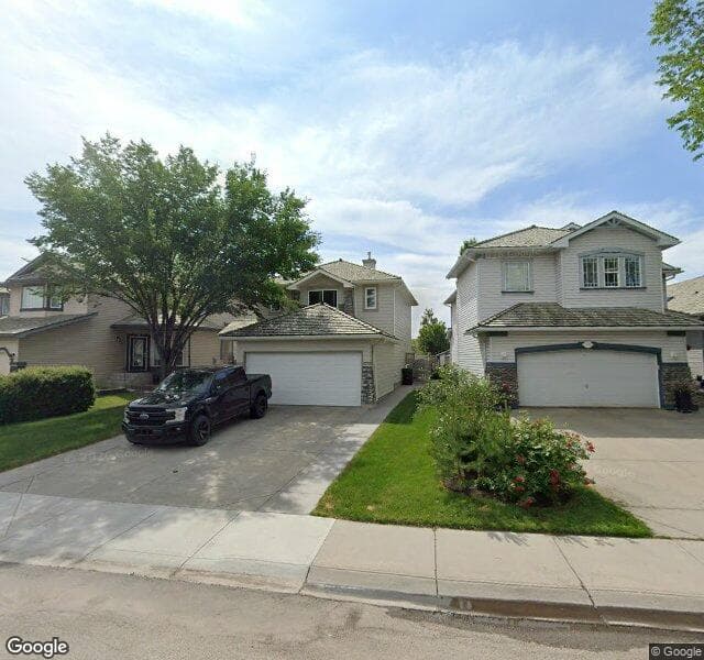 Street view of 347 Chaparral Drive SE, Calgary