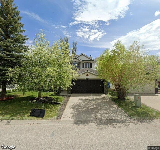 Street view of 113 Chaparral Road SE, Calgary