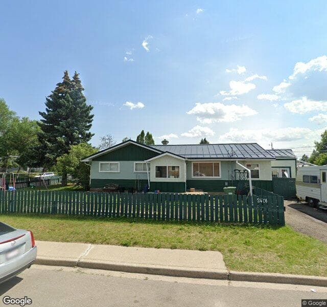 Street view of 2401 40 Street SE, Calgary