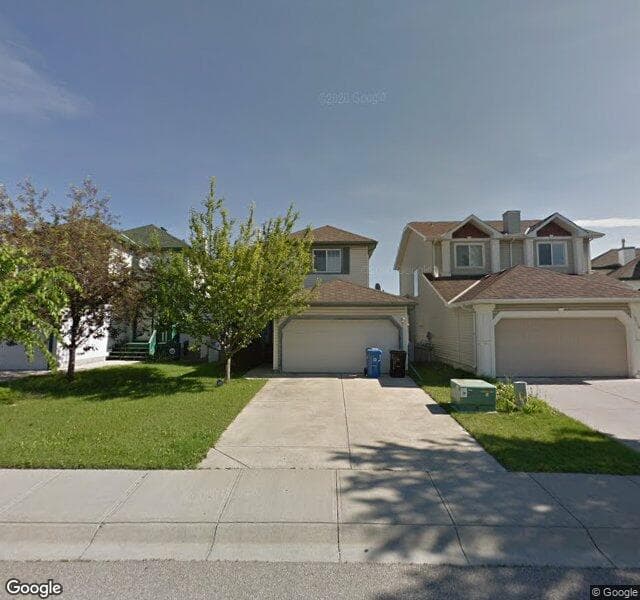 Street view of 10672 Hidden Valley Drive NW, Calgary