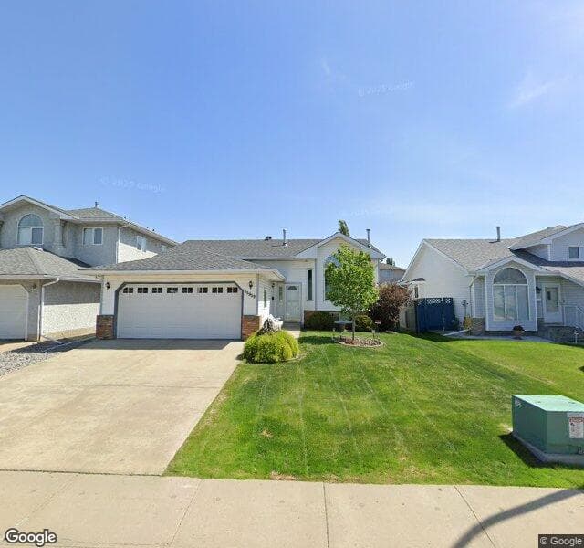 Street view of 15919 59 Street NW, Edmonton
