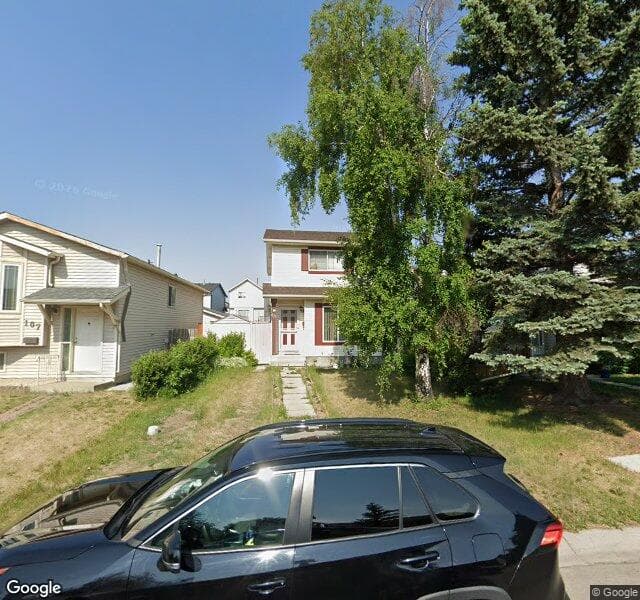 Street view of 111 Falshire Way NE, Calgary