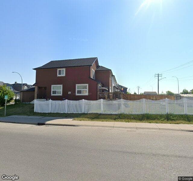 Street view of 101 Saddlefield Place NE, Calgary