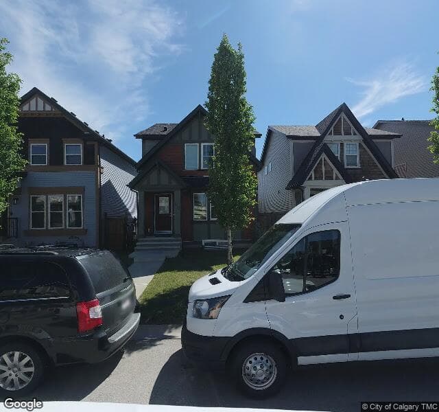 Street view of 148 Skyview Point Green NE, Calgary