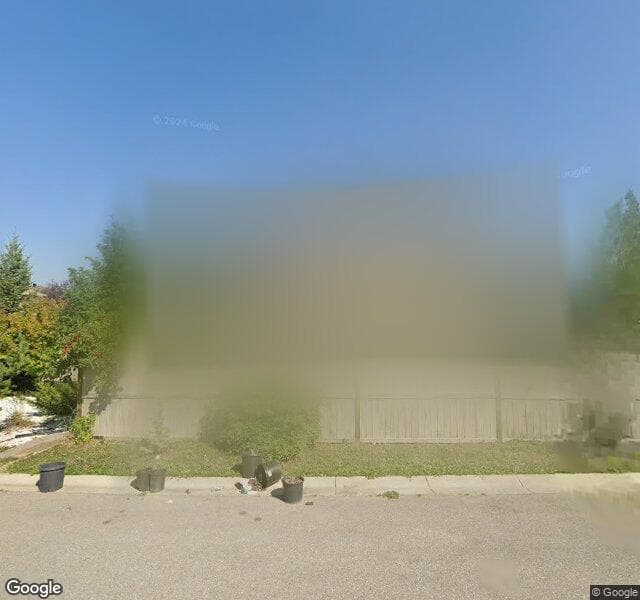 Street view of 77 Everglen Crescent SW, Calgary