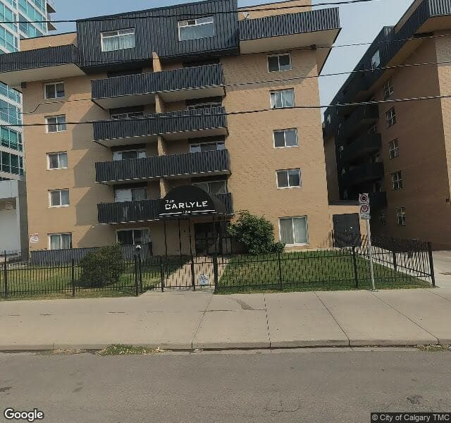 Street view of 102-128 15 Avenue SW, Calgary