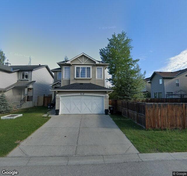 Street view of 64 Brightondale Green SE, Calgary