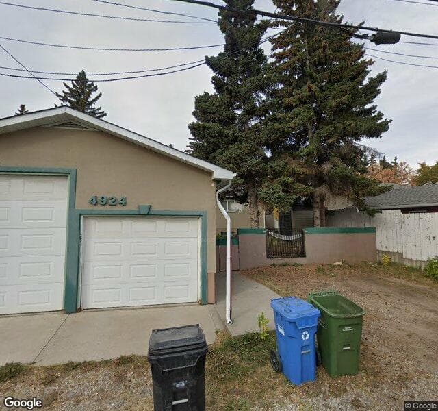 Street view of 4924 45 Street SW, Calgary
