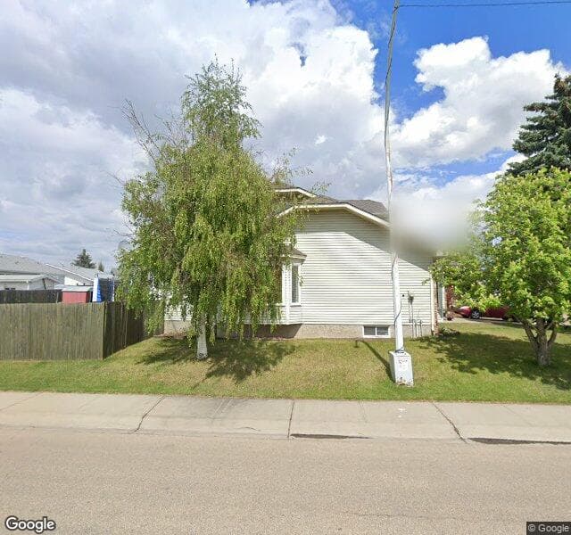 Street view of 15504 68 Street NW, Edmonton