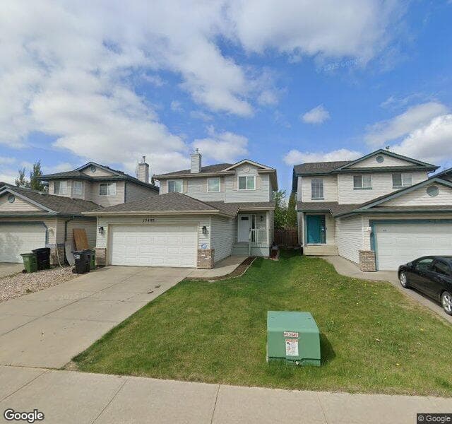Street view of 15408 138A Street NW, Edmonton