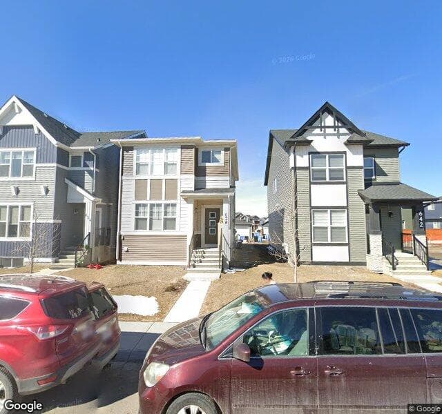 Street view of 638 Corner Meadows Way NE, Calgary