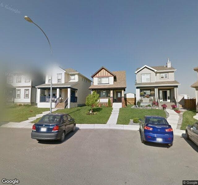 Street view of 44 Copperstone Terrace SE, Calgary
