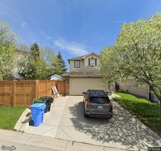 Street view of 223 Tuscany Ridge View NW, Calgary