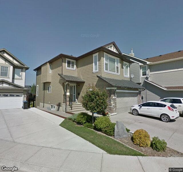 Street view of 130 Cranwell Common SE, Calgary