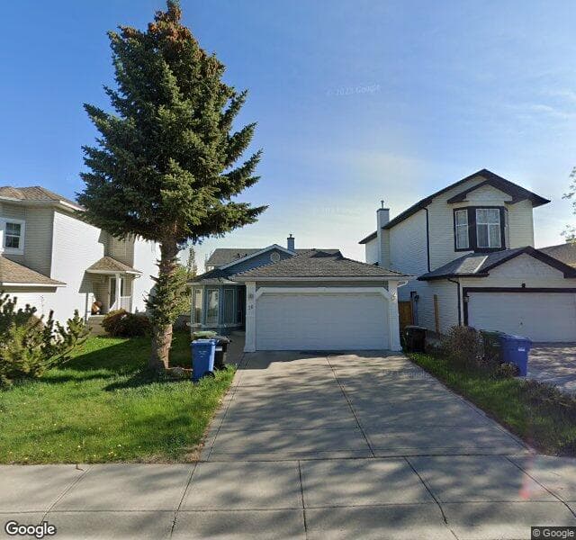 Street view of 36 Hidden Spring Close NW, Calgary