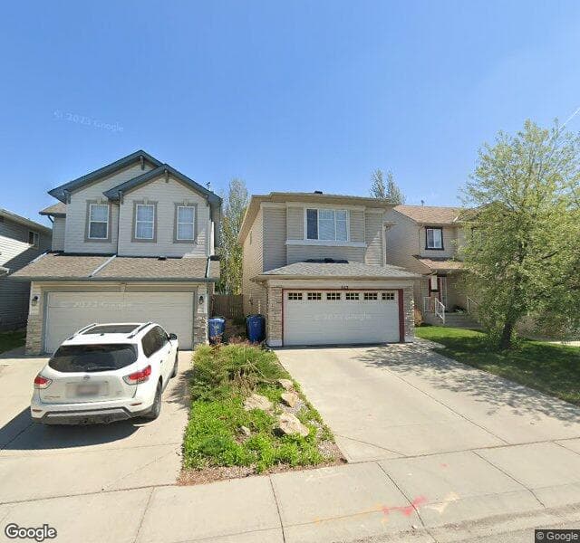 Street view of 147 Panamount Gardens NW, Calgary
