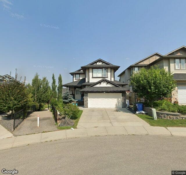Street view of 54 Crestbrook Hill SW, Calgary