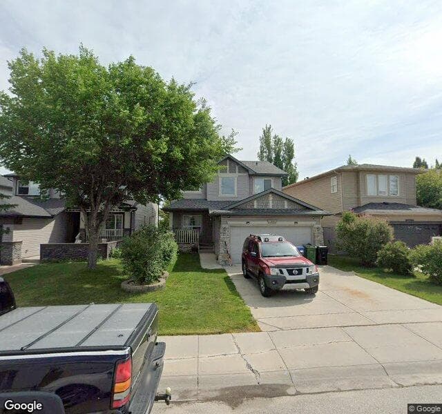 Street view of 453 Chaparral Drive SE, Calgary