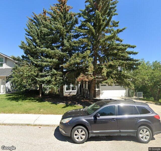 Street view of 132 Stratton Crescent SW, Calgary