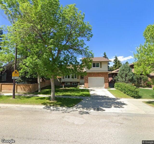 Street view of 15 Berkshire Road NW, Calgary