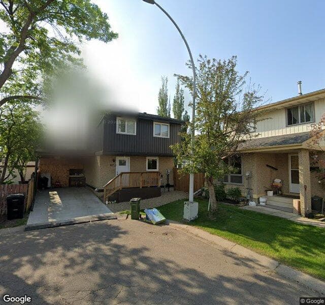 Street view of 3843 85 Street NW, Edmonton