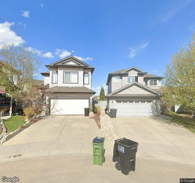 Street view of 5935 209 Street NW, Edmonton