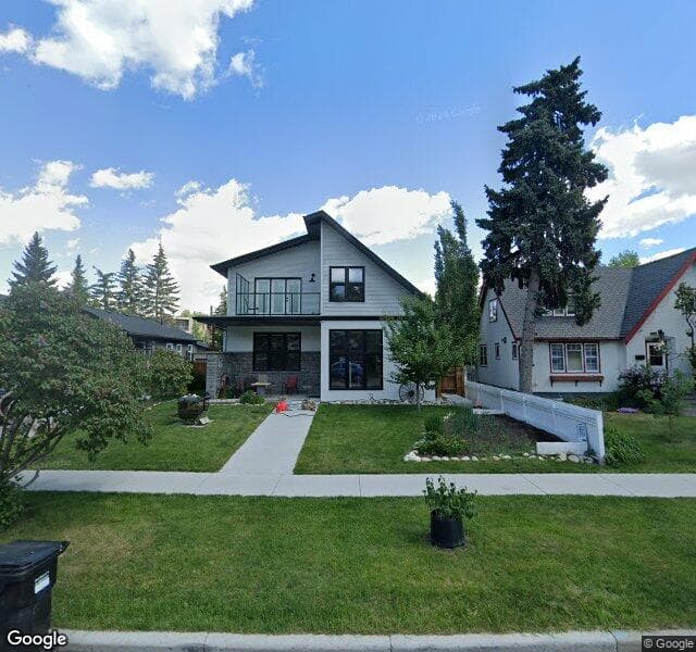 Street view of 338 Sharon Avenue SW, Calgary