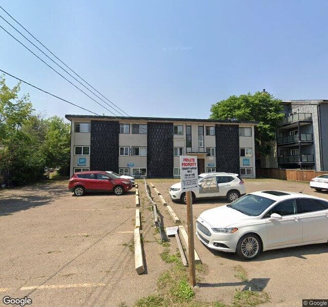 Street view of 301-10715 116 Street NW, Edmonton