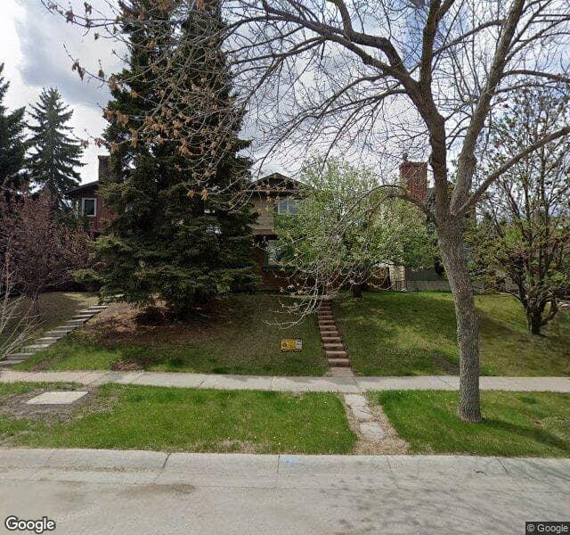 Street view of 1359 Berkley Drive NW, Calgary