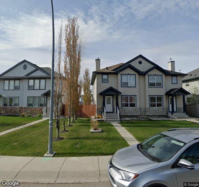 Street view of 34 Taravista Gardens NE, Calgary