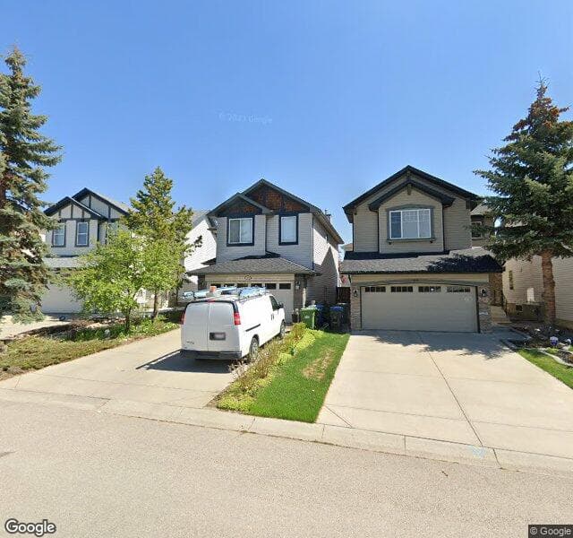 Street view of 100 Panamount Heights NW, Calgary