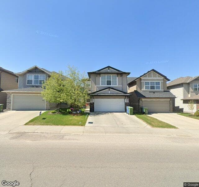 Street view of 695 Panamount Boulevard NW, Calgary