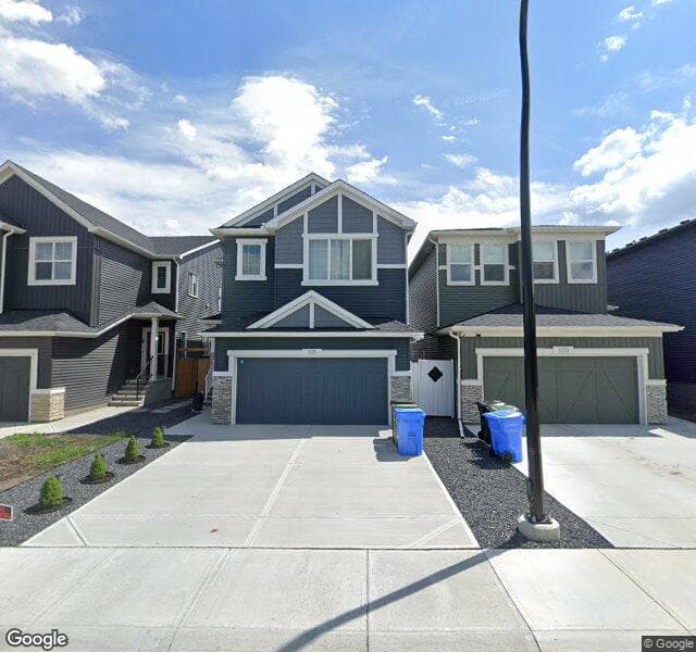Street view of 185 Creekstone Path SW, Calgary